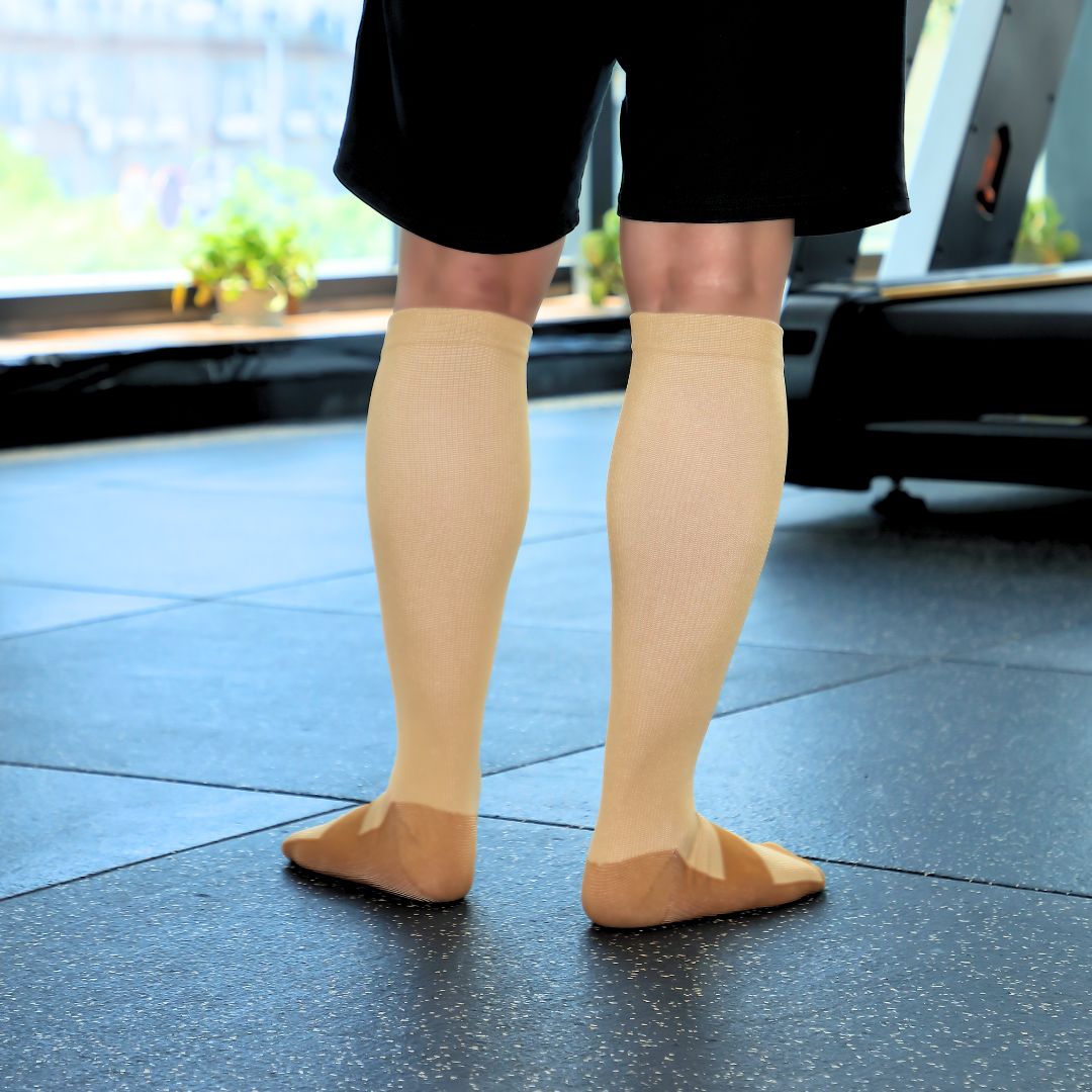 Chaussettes de compression infusées de cuivre
