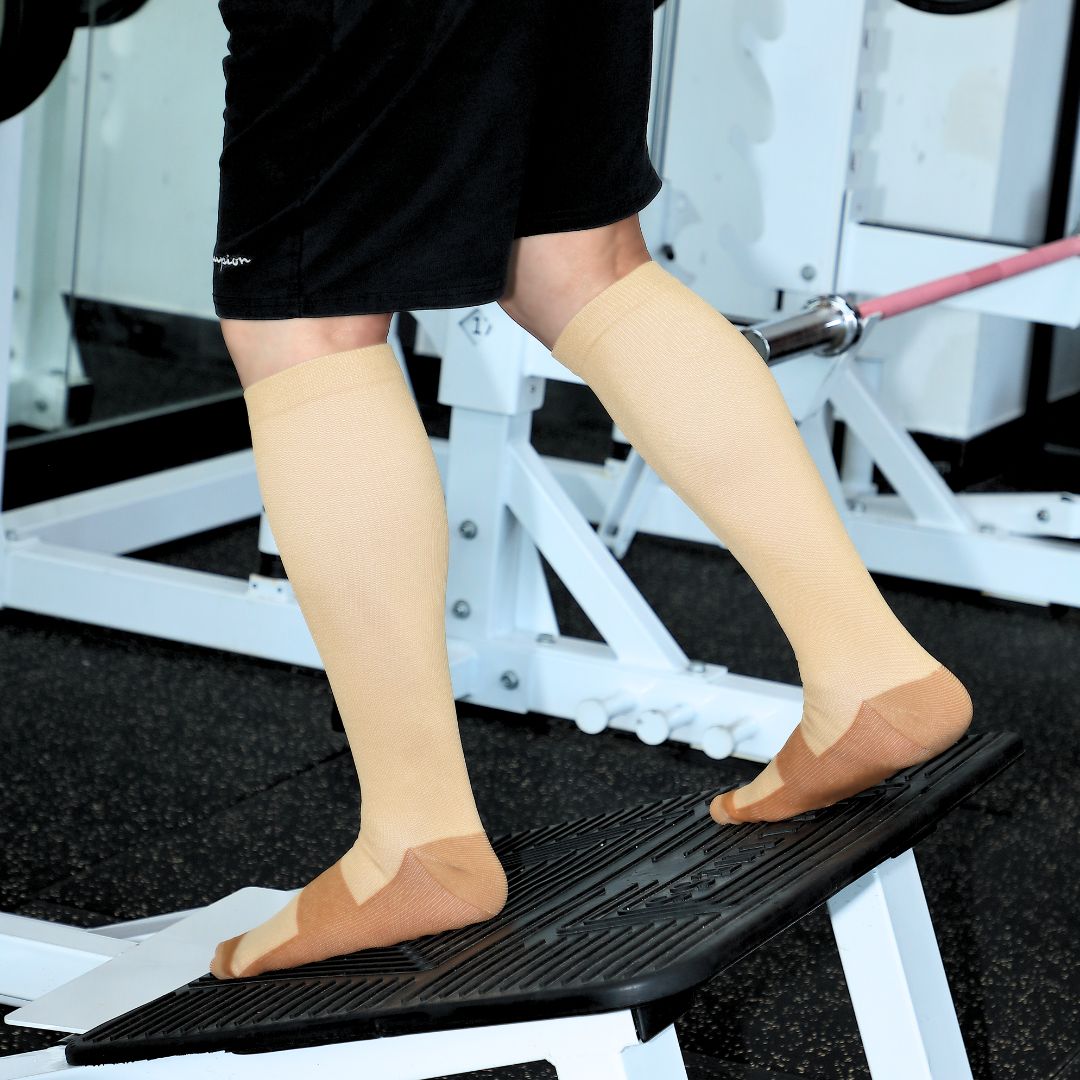 Chaussettes de compression infusées de cuivre