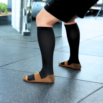 구리 주입 압축 양말